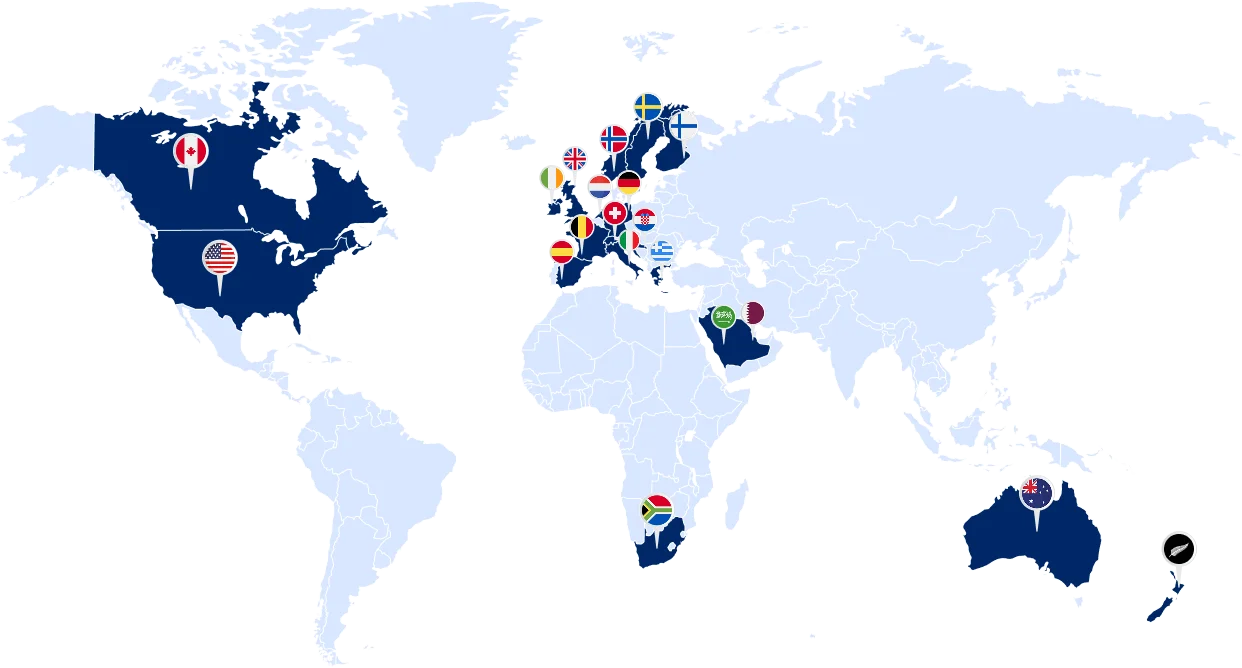 Global Reach Map